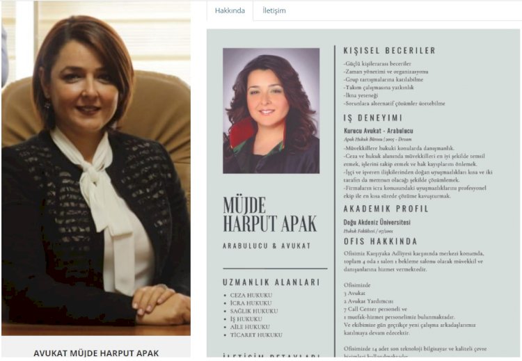 Avukat Müjde Harput Apak /  Apak Hukuk - İzmir - İstanbul