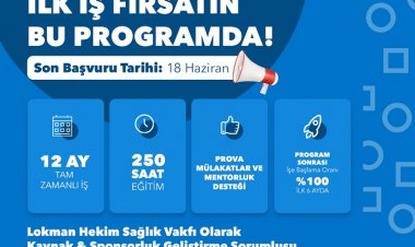 Lokman Hekim Sağlık Vakfı’ndan yeni mezun gençlere iş fırsatı 