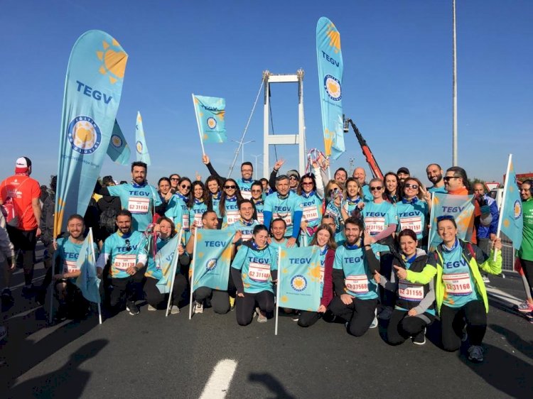 TEGV, İstanbul Maratonu’nda Siirtli çocuklar için koştu